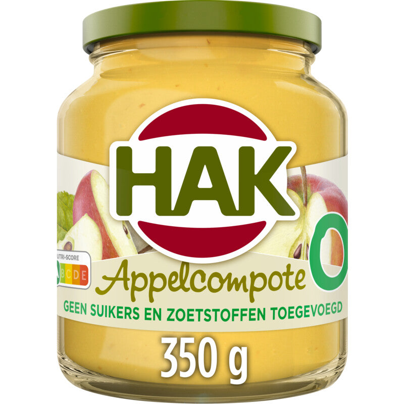 Hak 無添加糖蘋果蓉（350克）