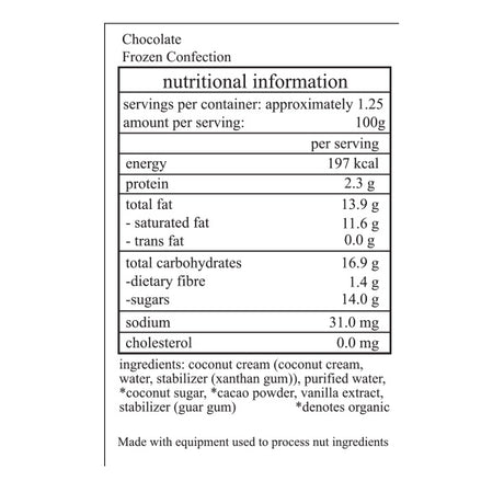 Happy Cow Chocolate Dairy-free Ice Cream - 125 ml