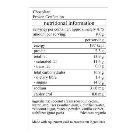 Happy Cow Chocolate Dairy-free Ice Cream - 475 ml