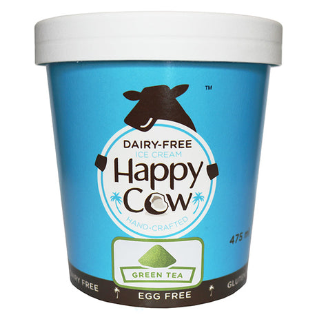 Happy Cow Green Tea Dairy-Free Ice Cream - 475 ml