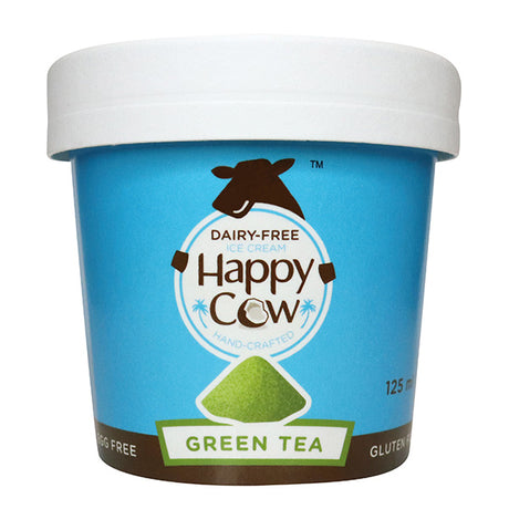 Happy Cow Green Tea Dairy-Free Ice Cream - 125 ml