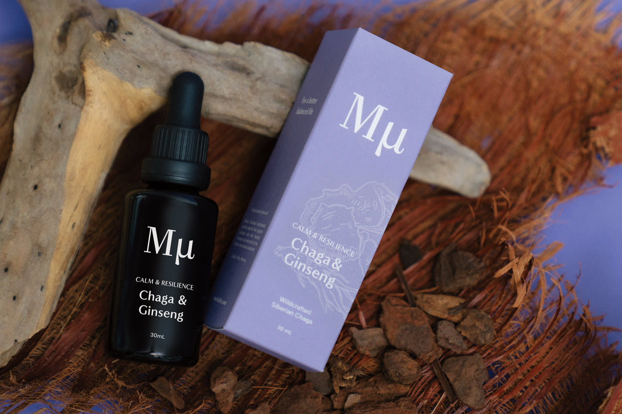 Mμ Chaga &amp; 人參（30 毫升滴管瓶）