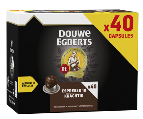Douwe Egberts Expresso 10 Forceful Capsule Coffee (40 capsules)