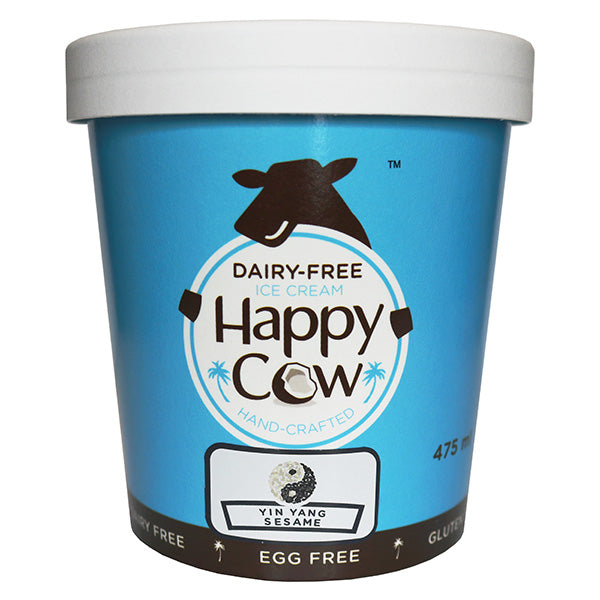 Happy Cow Yin Yang Sesame Dairy-Free Ice Cream - 475 ml