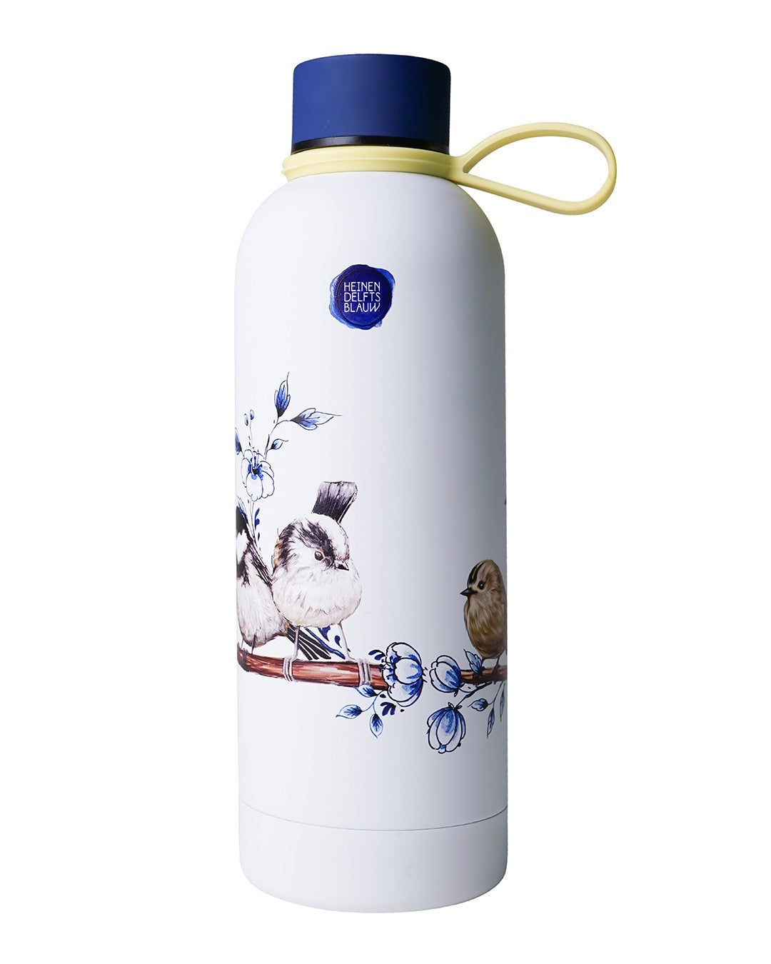 代爾夫特藍瓷風 不銹鋼保溫水樽 (森林小鳥) - 500ml