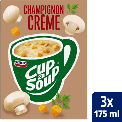 Unox Cup-a-Soup Champignon Crème 即沖蘑菇忌廉湯（3包裝 × 每包17克）
