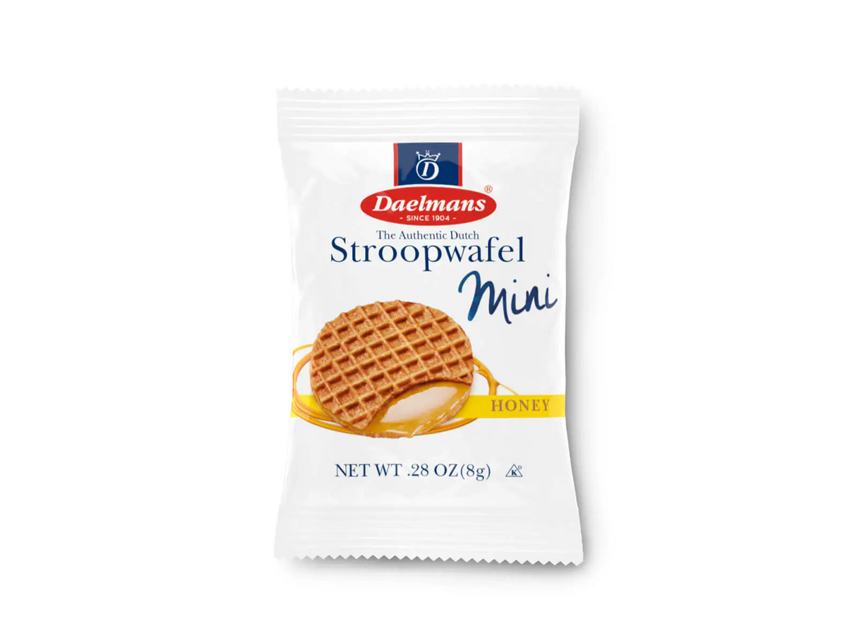 Stroopwafel honing Daelmans / Honey waffle Daelmans 8 gram (NEW)