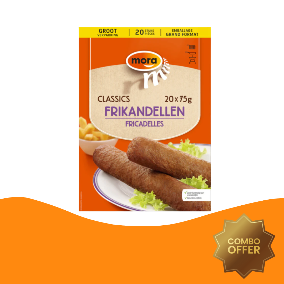 Mora Classics Frikandellen 荷蘭肉腸 20 塊（20 x 75 克) | 氣炸鍋小食
