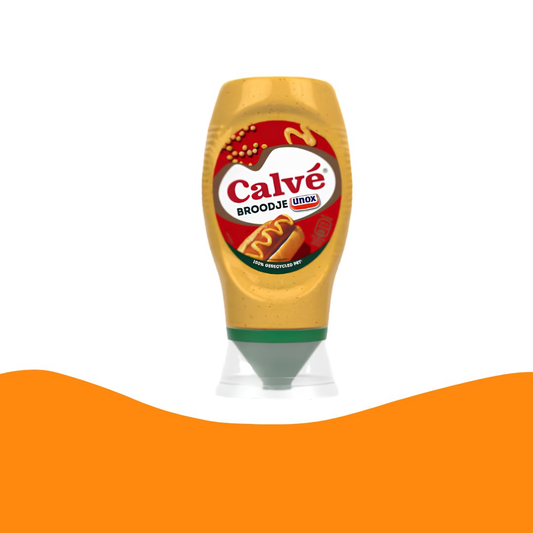 Calve Broodje (Sandwich) Unox Mustard Sauce (250 ml)
