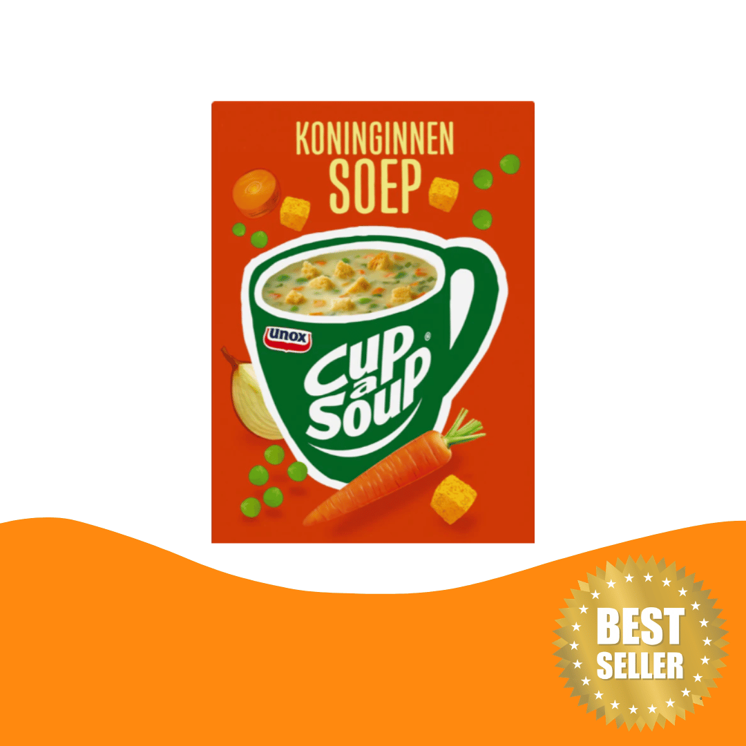 Unox Cup-a-Soup Koninginnen 即沖紅蘿蔔青豆湯（3包裝 × 每包18克）(Best Before July 2026)
