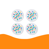 Hema Colourful Bordjes / Re-usable Plates (4 in a set)