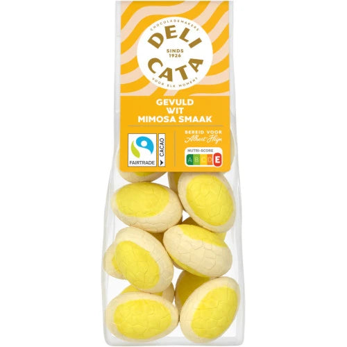 White Chocolate Mimosa Eggs 150 gram