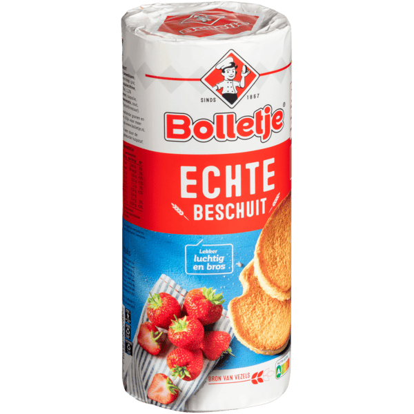 Bolletje 原味荷蘭脆麵包片（Beschuit)(此日期前最佳: 2025-12-29)