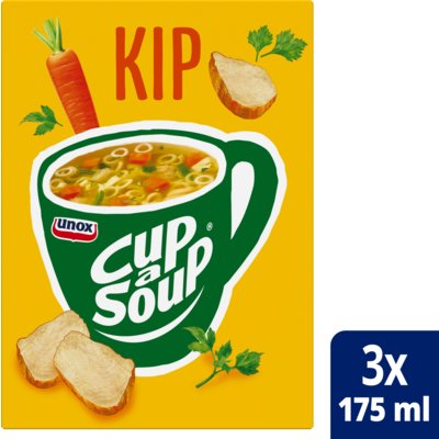 Unox Cup-a-Soup Kip 即沖雞湯（3包裝 × 每包12克）