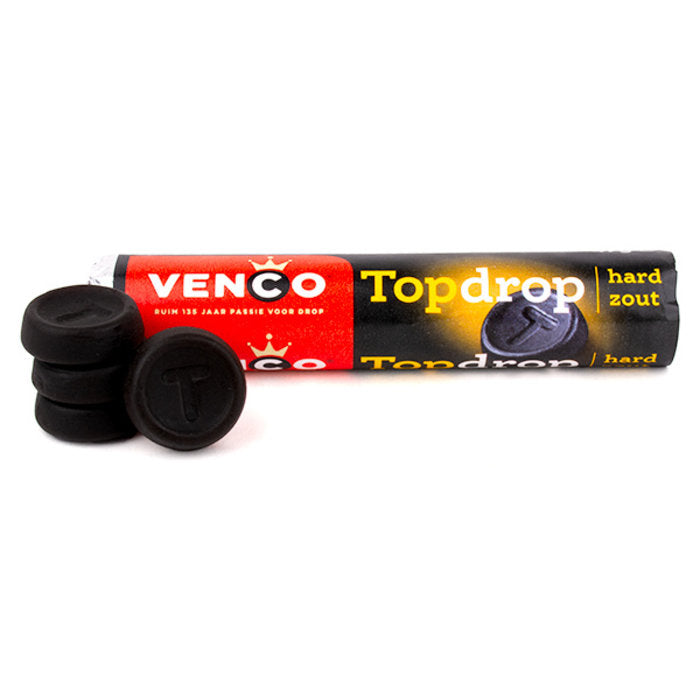Venco Topdrop 硬身鹹味甘草糖（47克）