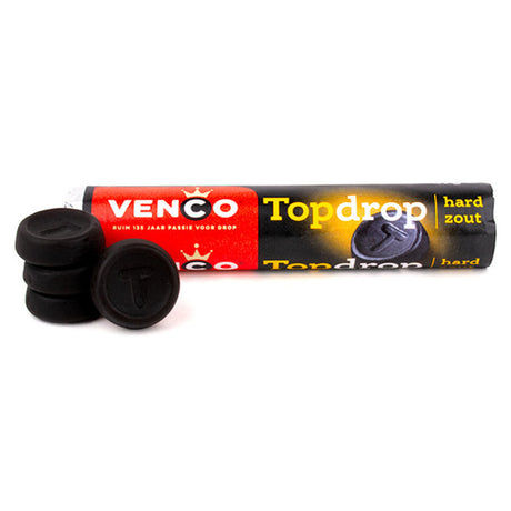 Venco Topdrop 硬身鹹味甘草糖（47克）