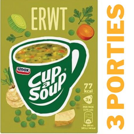 Unox Cup-a-Soup Erwt 即沖青豆湯（3包裝 × 每包23克）