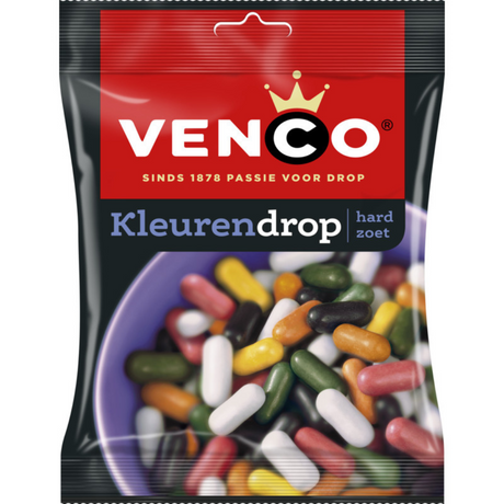 Venco Kleurendrop 硬身彩色甘草糖（285克）